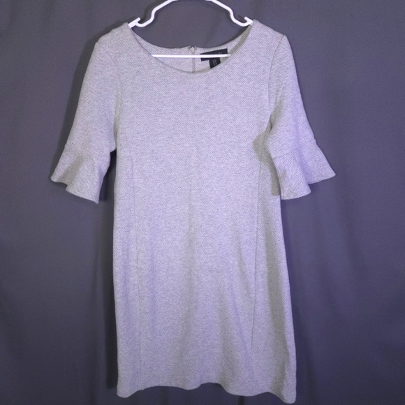 Tahari Dresses & Skirts - Tahari‎ 3/4 Sleeve Sheath Dress Gray Size 8 Stretch Knit Business Casual Modest